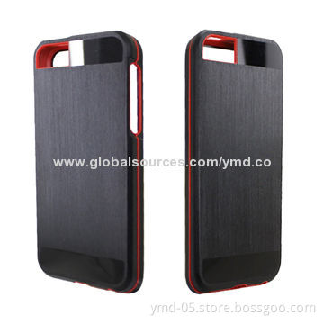 Aluminum Shell Cases for iPhone 5S with Brushed Metal